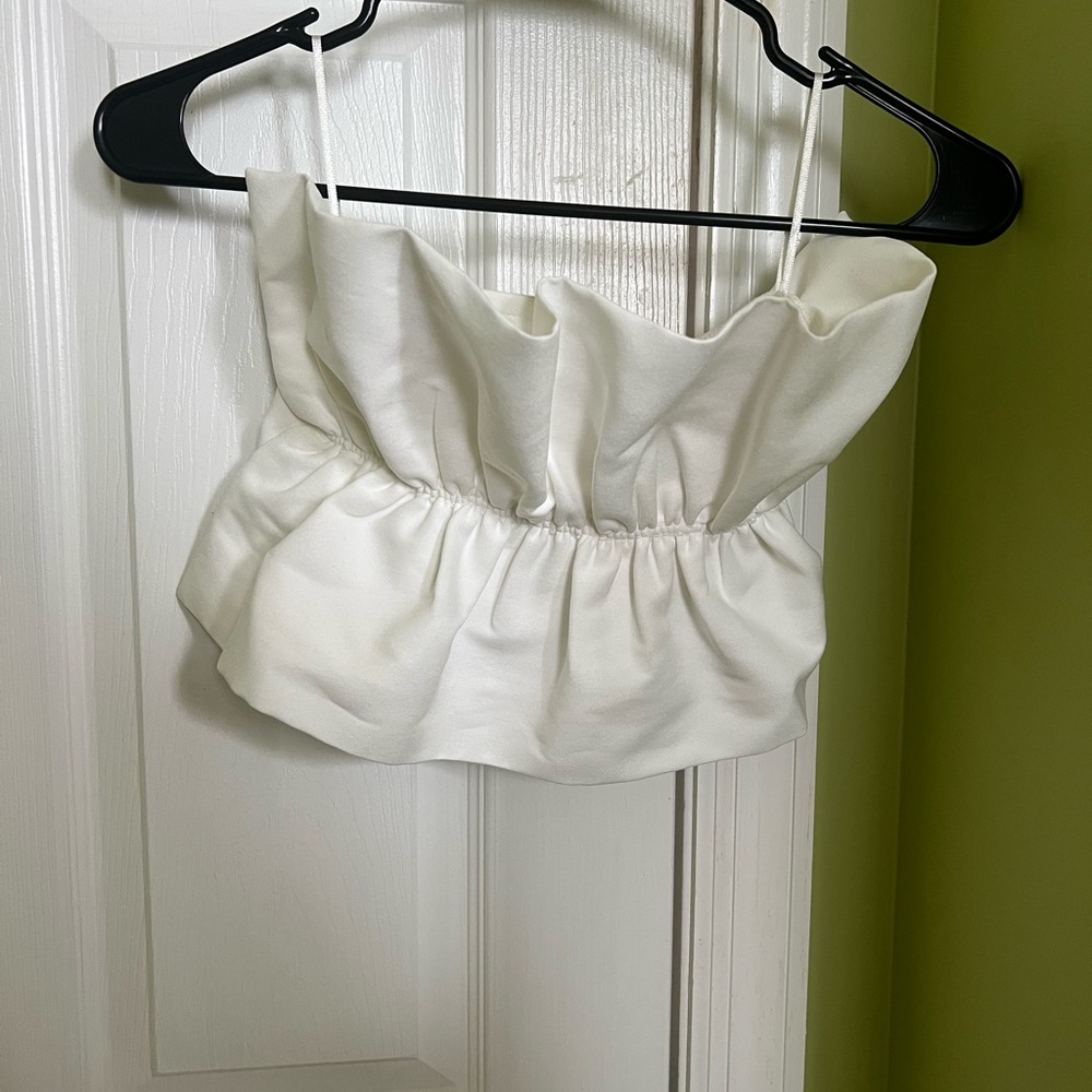 Zara Ruffle Bandeau Top - Picture 2 of 2